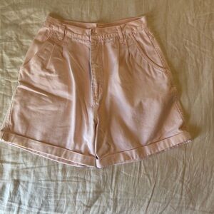 Bill Blass Light Pink High Waist Women's Shorts